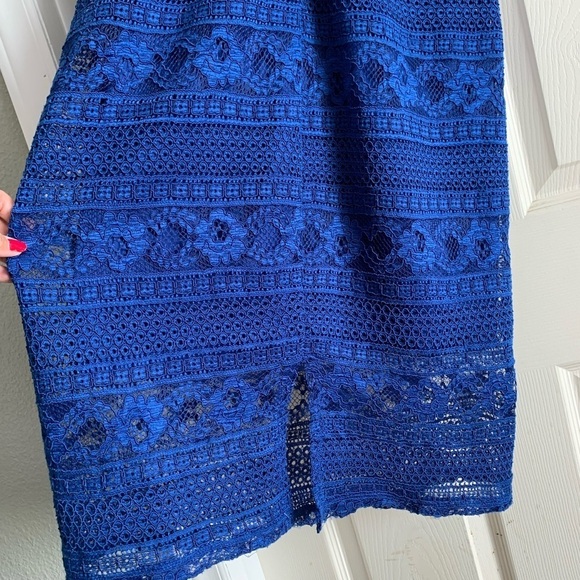 Enfocus Studio Royal Blue Spaghetti Strap Pencil Skirt Zipper Dress Size… - Picture 14 of 17